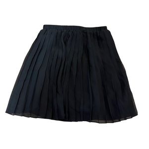 Urban Outfitters Sparkle & Fade Black Pleated Mini Skirt